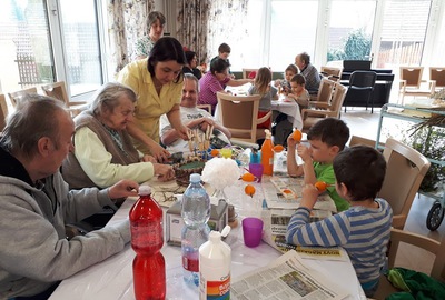 Návštěva dětí z Misijního klubka seniorů v Proseči u Pošné