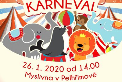 Dětský cirkusový karneval v Pelhřimově