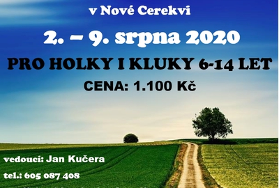 Letní pobytový tábor Ararat 2020