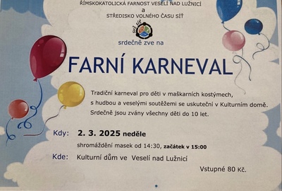 Farní karneval 2025