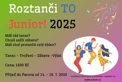 Příměstský tábor Roztanči to  JUNIOR