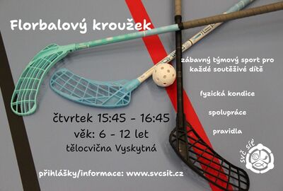 Florbalový kroužek - Vyskytná