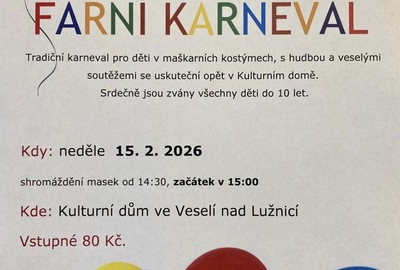 Farní karneval 2026